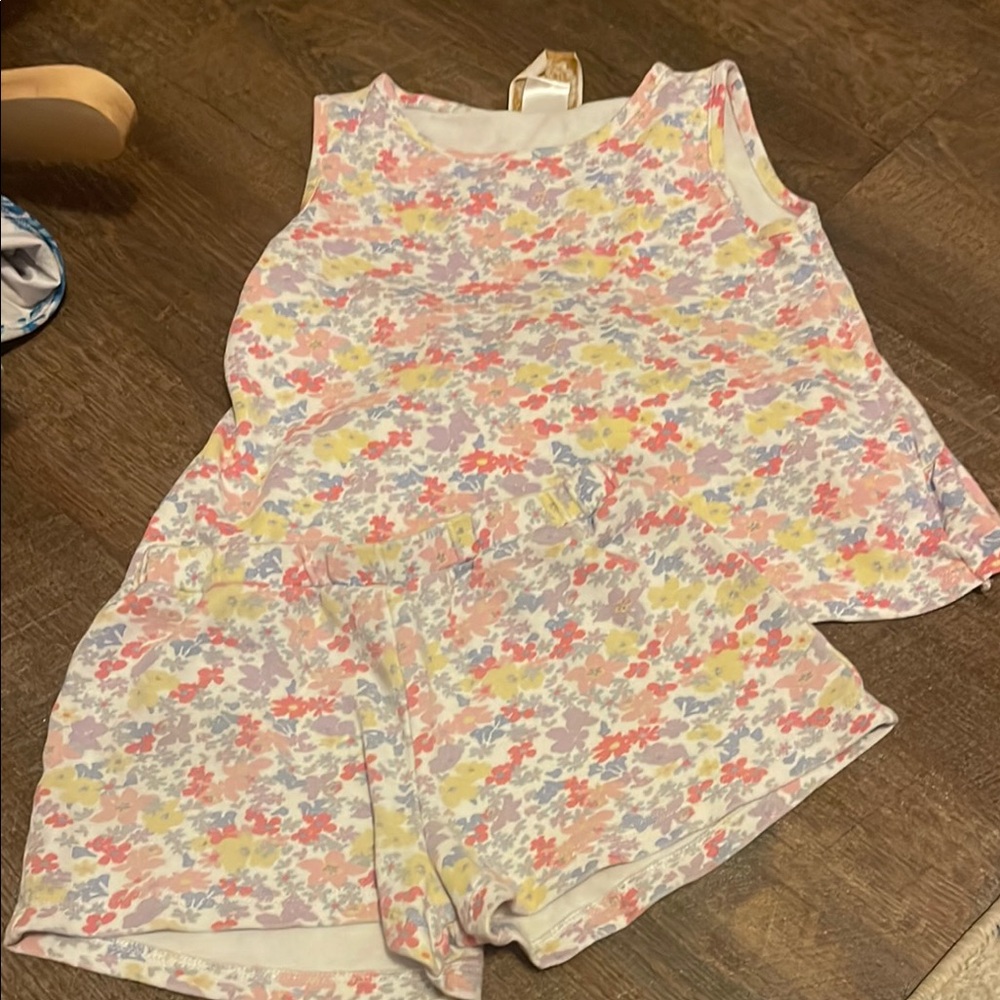 The Beaufort Bonnet Company Kids Floral Matching Set